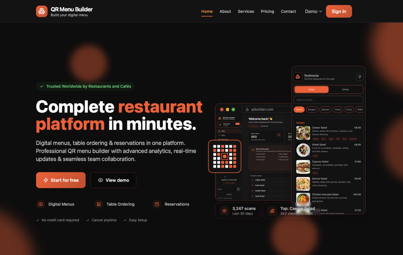 QR Builder — screenshot