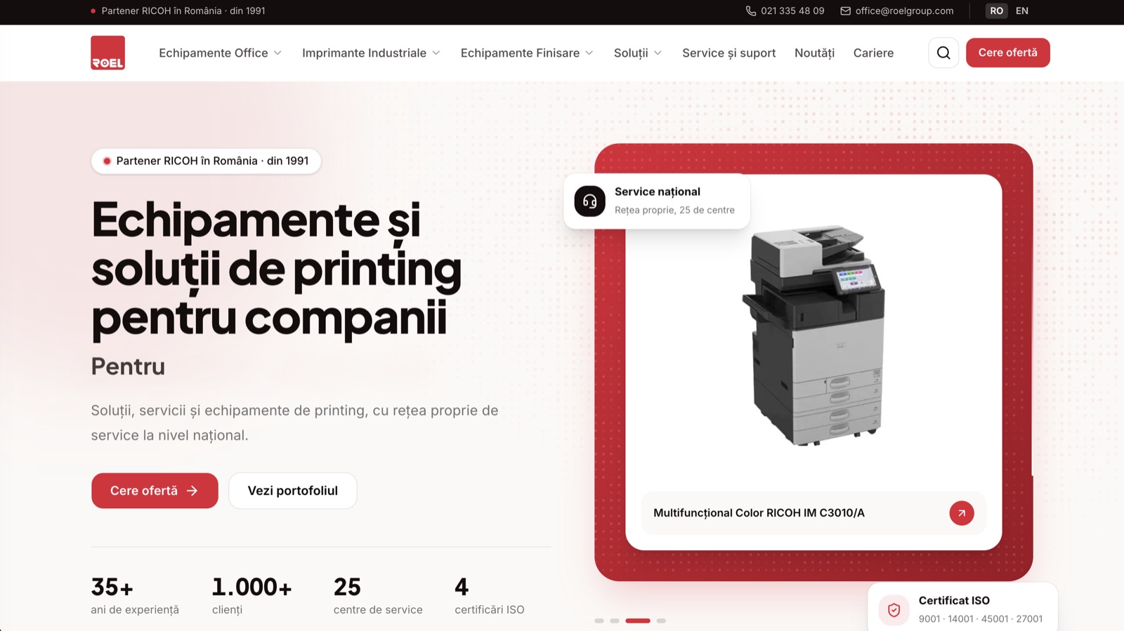 ROEL Group — screenshot